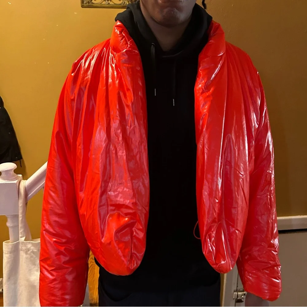Red Men's Jacket - Picture 3 of 6